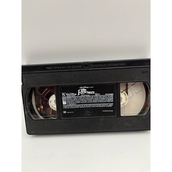 Vintage The Rescuers (VHS, 1992) No Box - Picture 2 of 2